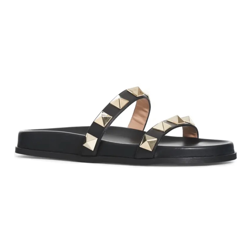 Valentino Rockstud Lock Slides